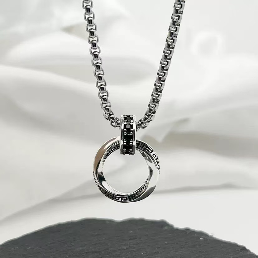 Yeni 925 Ayar Gümüş Kolye Vint - 925 Sterling Silver Chain Necklace Men incelemesi ve fiyatı