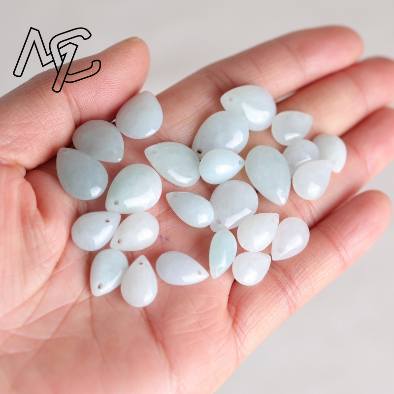 5 adet doğal yeşim zümrüt su d - Earrings incelemesi ve fiyatı