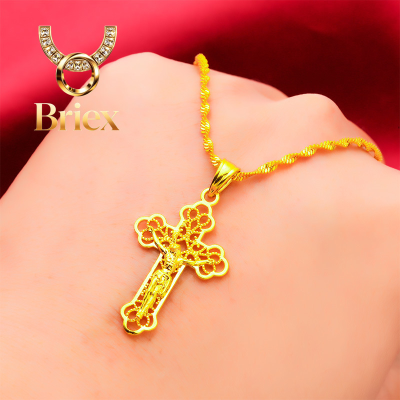 Briex Jewelry Ins Vintage Altı - Cross Pendant Necklace Gold incelemesi ve fiyatı